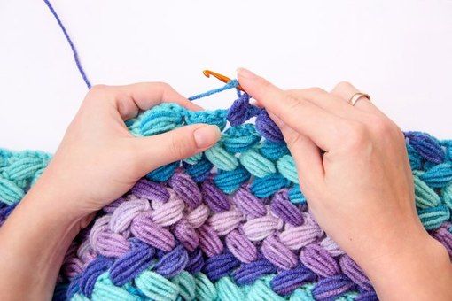 46 Patrones, Punto Puff en crochet (Puff Stitcho Crochet) - Crochetisimo