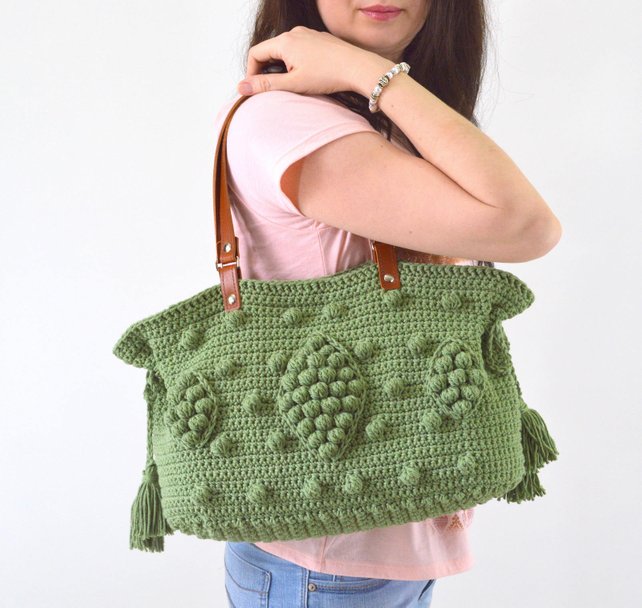 en crochet estilo Boho con patrón - Crochetisimo