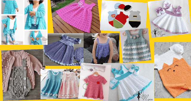 30 PATRONES de Vestidos para niñas tejidos a crochet - Crochetisimo