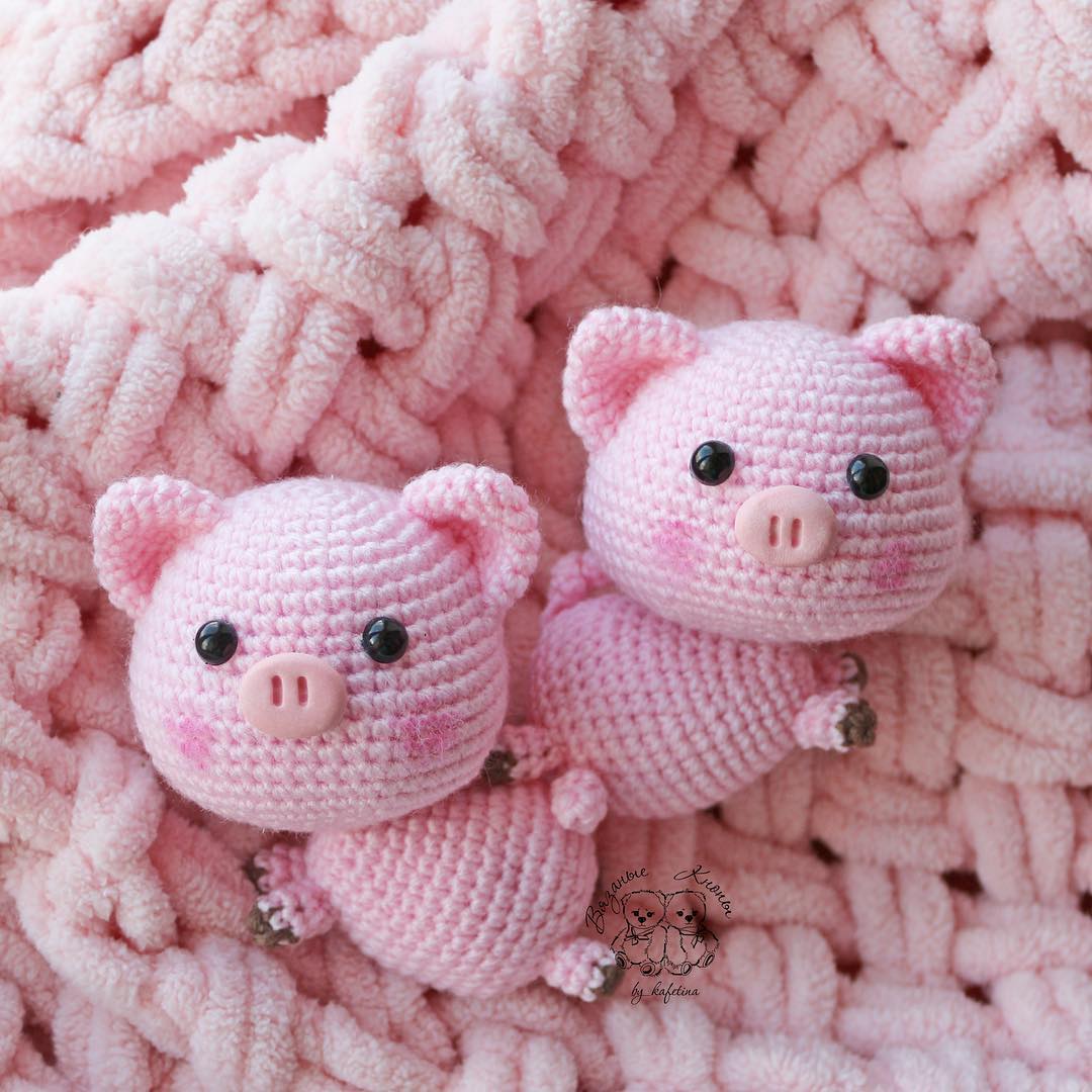 Cerditos amigurumis