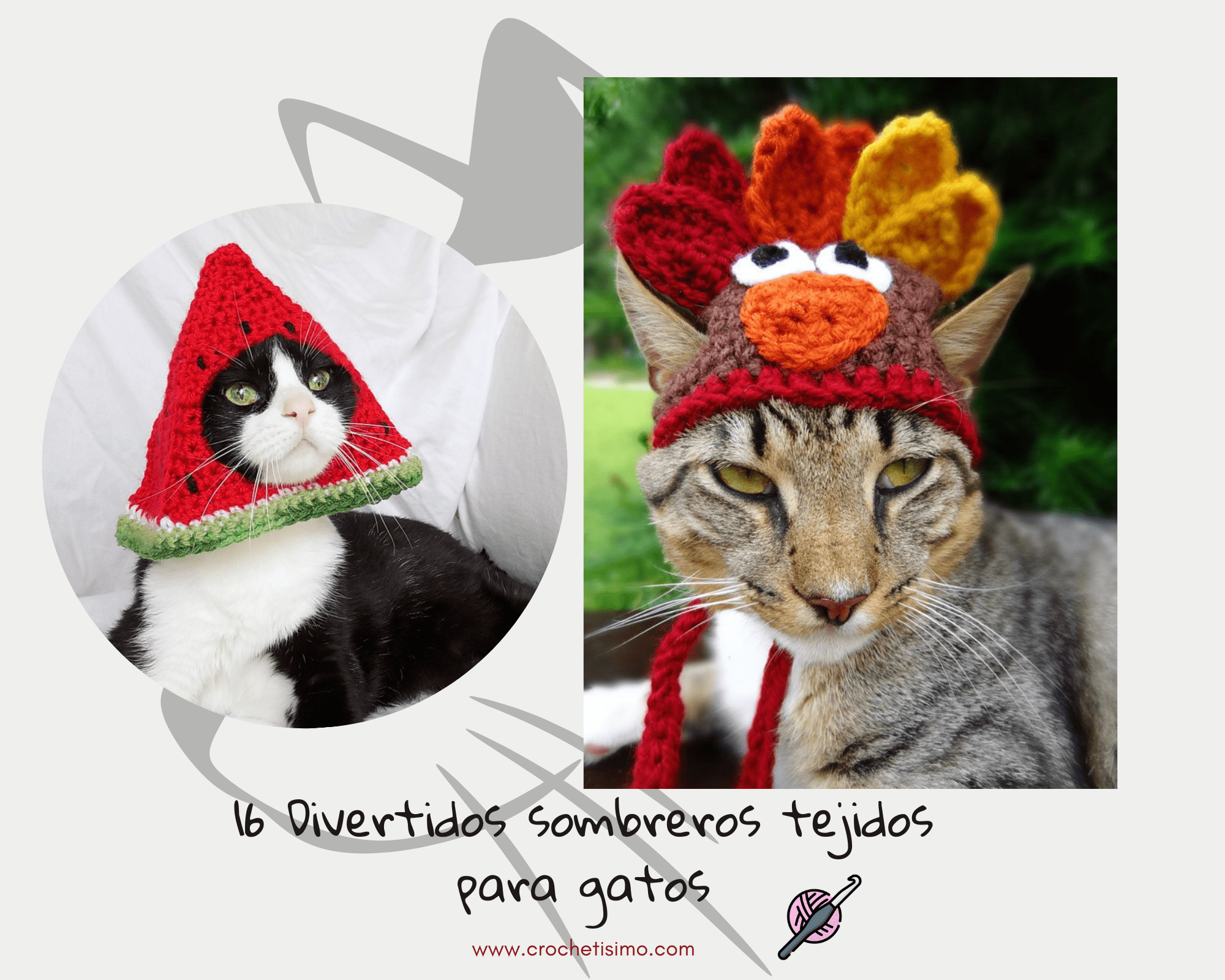 30 Divertidos sombreros tejidos - Crochetisimo