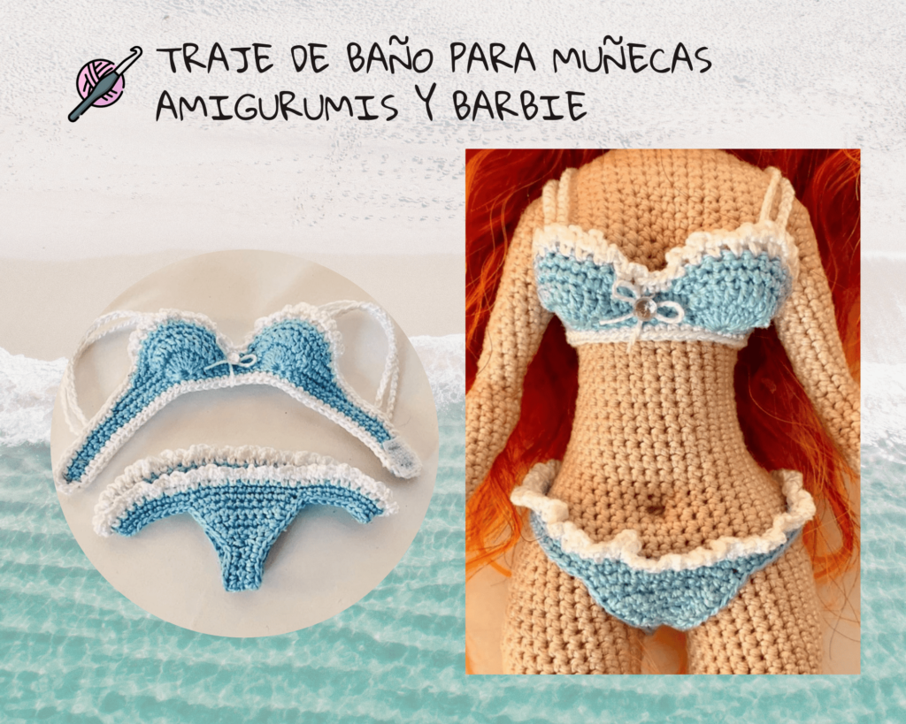 BAÑO PARA MUÑECAS AMIGURUMIS Y BARBIE -