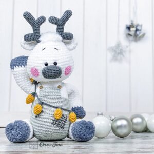 PATRÓN GRATIS RENO NAVIDEÑO AMIGURUMI paso a paso en español - Crochetisimo