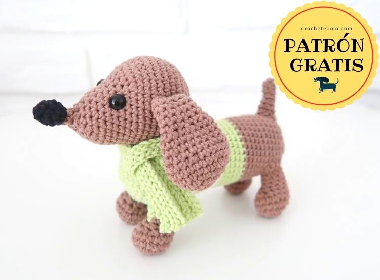 Hermoso perro salchicha amigurumi paso a paso en español <img class=