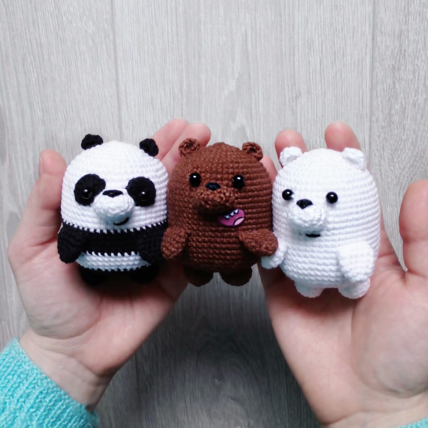 🐼🐻SOMOS OSOS AMIGURUMIS 🐼🐻 - CROCHET - BÁSICO🐼🐻 