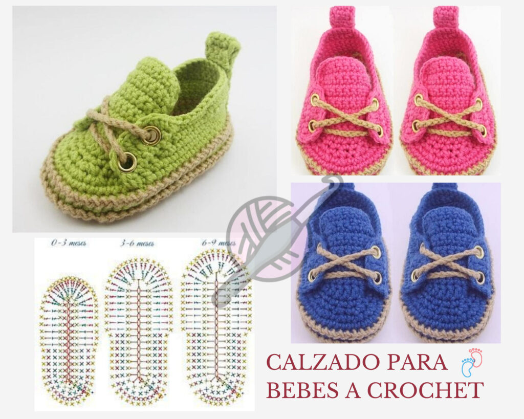 A escala nacional Pilar bandeja 80 Patrones para hacer zapatitos, botines de bebés a crochet - Crochetisimo