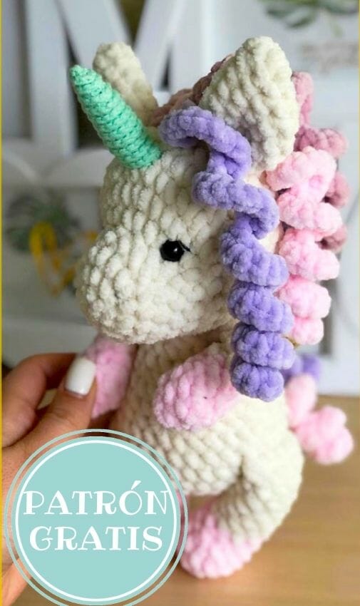 Unicornio mágico amigurumi – Cosas de Lana