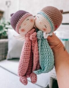 PATRÓN GRATIS Linda Manta De Apego Angelito en Crochet