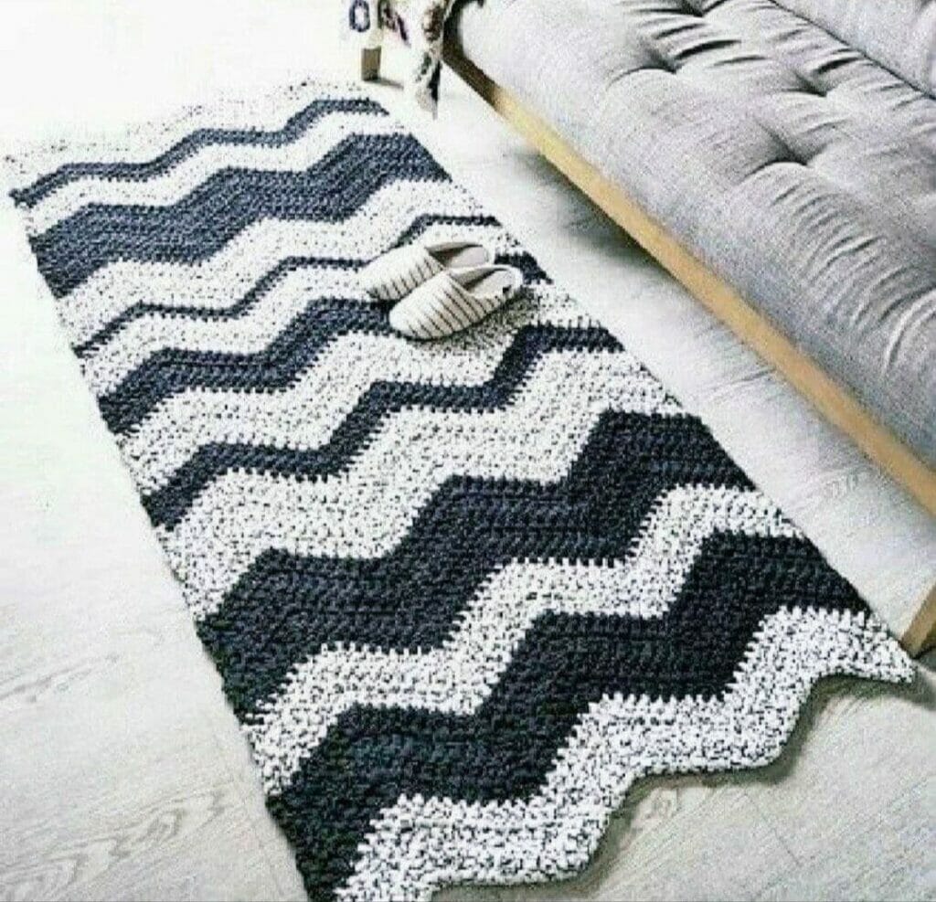 PATRON GRATIS Alfombra para Cocina en Crochet - Crochetisimo