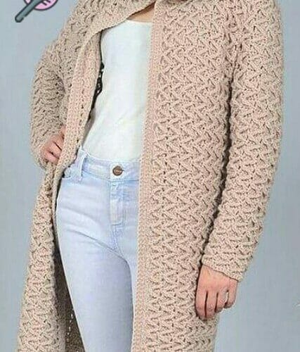 PATRÓN GRATIS Chaqueta o Largo Crochet - Crochetisimo