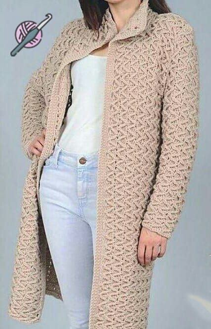 PATRÓN GRATIS Chaqueta o Largo Crochet - Crochetisimo