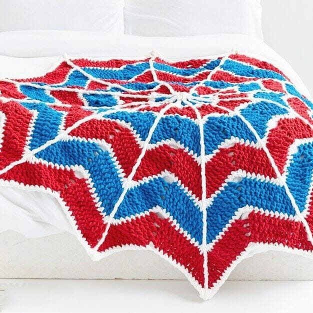 PATRÓN GRATIS Manta Spiderman en Crochet (Muy fácil) - Crochetisimo