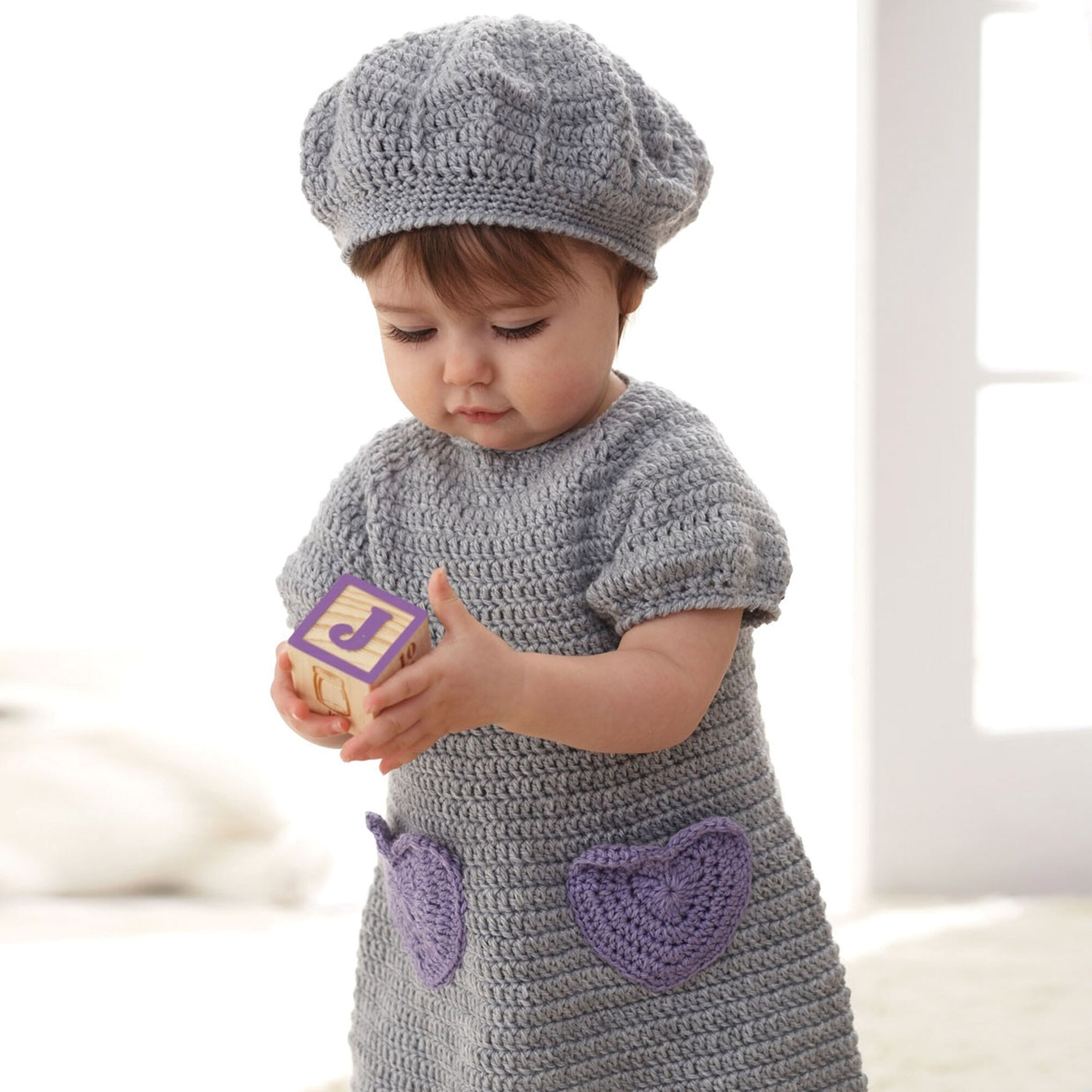 Como tejer la Boina N° 33 a crochet para bebe, niñas y mujer en punto Moños  o lazos paso a paso 