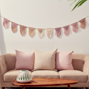 PATRÓN GRATIS Elegante Banderín con Flecos a Crochet