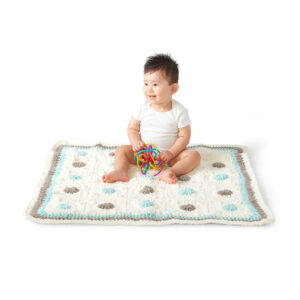 PATRÓN GRATIS Manta de Pequeños Puntos para Bebes a Crochet