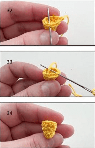 Pollo de Pascua Amigurumi PDF Patrón Gratis