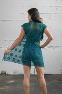 PATRÓN GRATIS Cárdigan sin Mangas Días de Verano en Crochet