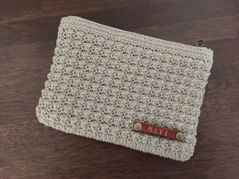 PATRÓN GRATIS Monedero Cremallera Simple Crochet -