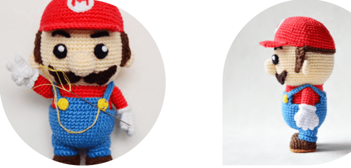 Super Mario Espanol Amigurumi PDF Patron Gratis Montaje 10