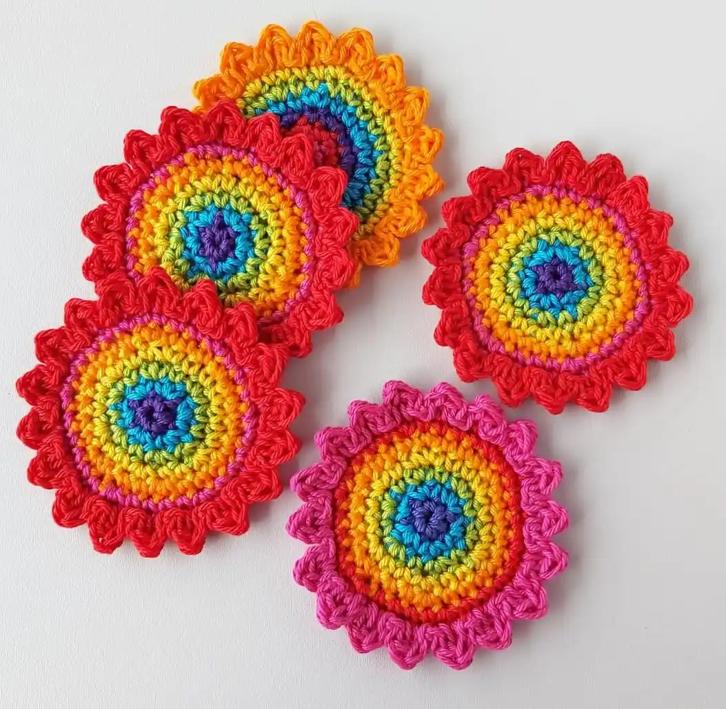 PATRÓN de de Arco Iris en Crochet - Crochetisimo