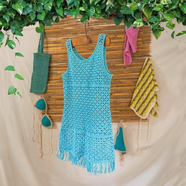 PATRÓN GRATIS Vestido en Crochet -