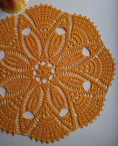 PATRÓN GRATIS Centro de Mesa Samay en Crochet