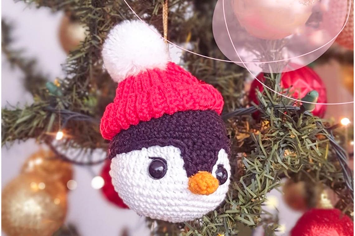 Bolsa árbol de Navidad, crochet, parte 2