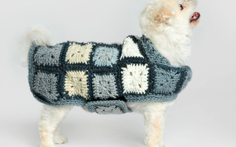 PATRÓN GRATIS para Perros con Cuadro Abuela en Crochet