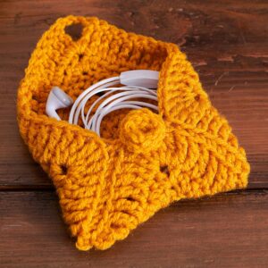 PATRÓN GRATIS Sobre para Auricular en Crochet