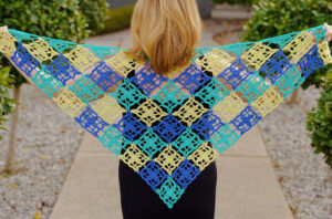 Chal Unión de Motivos en Crochet PATRÓN GRATIS