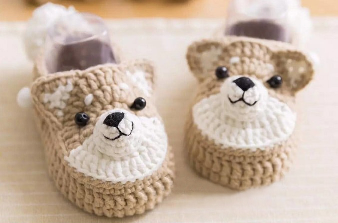 Zapatos para Bebé de Inu en Crochet PATRÓN GRATIS