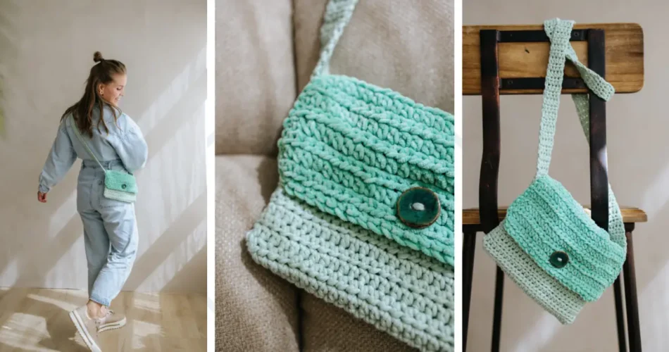 Bolso tejido a crochet. – Sofia del Mar Accesorios