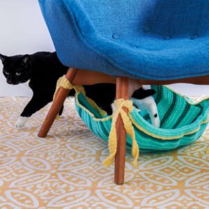Hamaca para Gatos en Crochet PATRÓN GRATIS