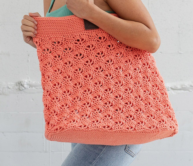 Bolso tejido al crochet / Paso a paso y moldes