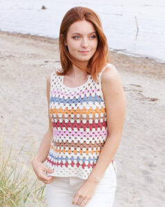 Top Dayana en Crochet PATRON GRATIS