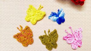 Mariposas Locas Paso a Paso Patrón en Crochet Gratis