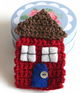 Aplique Casa de Mongo Patrón en Crochet Gratis