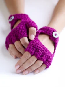 Guantes de Conducción en Crochet Patron Gratis