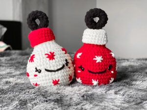 Adornos de Jingle Jumbo Amigurumi Patrón Gratis