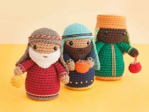 Los Reyes Magos en Amigurumi Patron Gratis