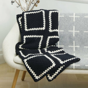 Manta Punto Clásico Granny Patrón en Crochet Gratis
