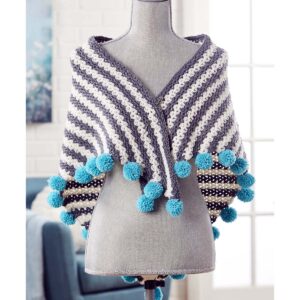 Chal Horizonte Tejido Patrón en Crochet Gratis