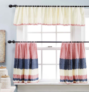Cortinas de Algodón Patrón en Crochet Gratis