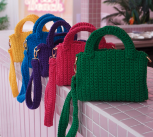 Mini Bolso Festival Sónar Patrón en Crochet Gratis