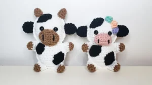 Vaquitas Sonajeros Juguete en Amigurumi Patrón Gratis