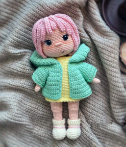 Muñeca Amigurumi Elena Patrón Gratis Paso a paso