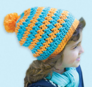 Gorro Invernal Infantil en Crochet Patrón Gratis
