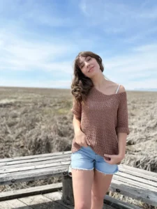  Jersey Aire Vintage Patrón en Crochet Gratis