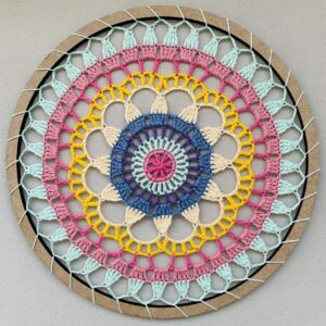 Mandala Floral en Crochet Patron Gratis