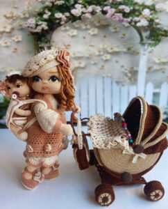 Muñeca Dalia Amigurumi Patrón Gratis